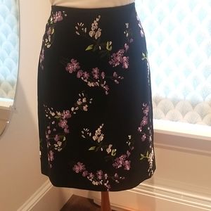 Tahari floral skirt
